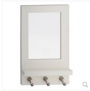 Command Wall mirror 🪞 with hooks organizer 🔑 🚗🏠 💌